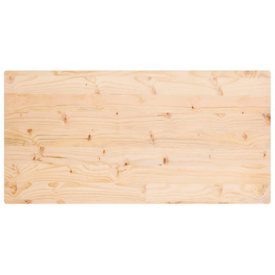 Pöytälevy 110x60x2,5 cm täysi mänty suorakaide