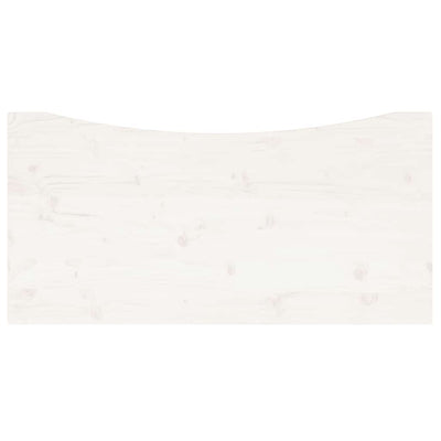 Valkoinen pöytälevy Tie 100x60x2,5cm (mänty)