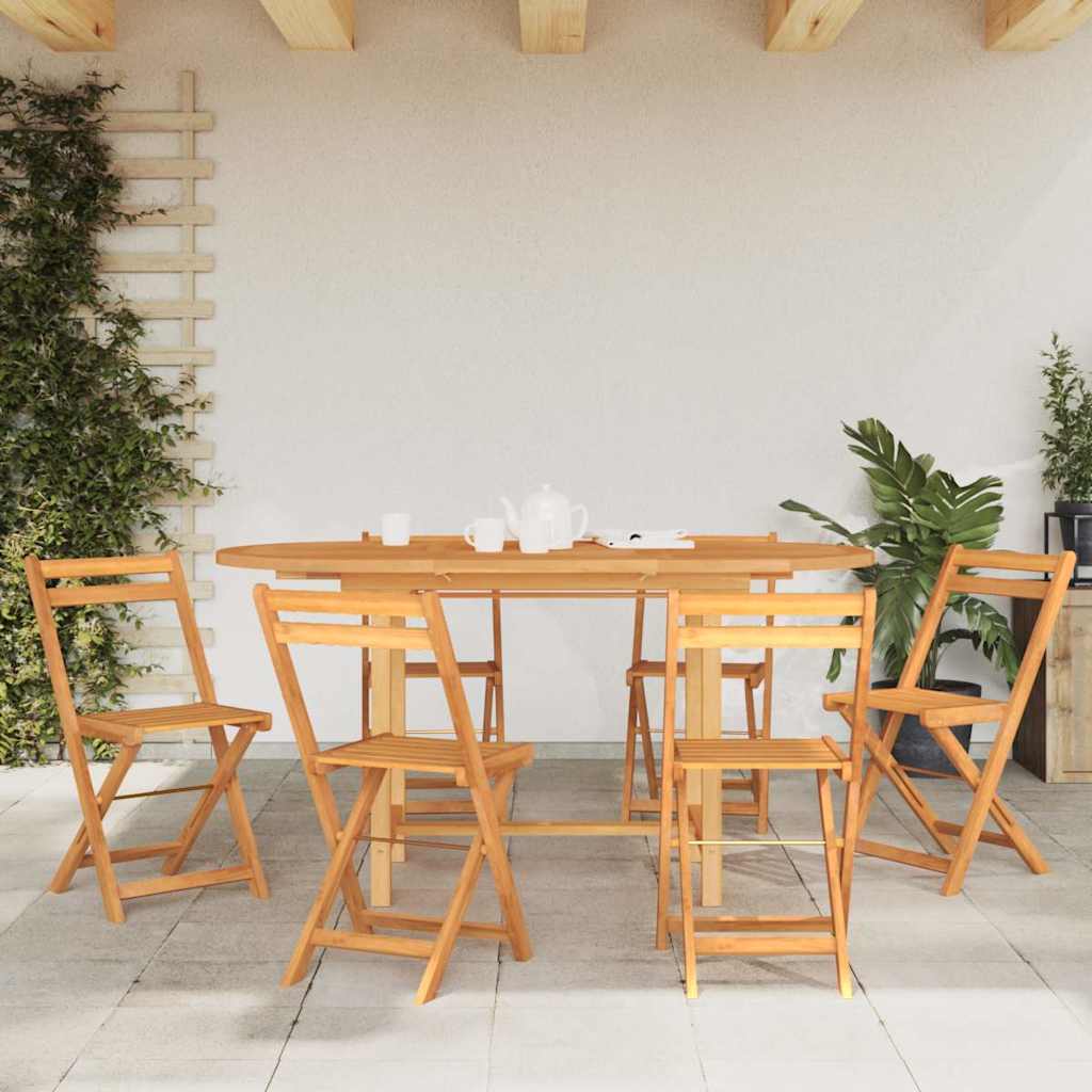 Jatkettava puutarhapöytä Romen 110-160x80x75cm (tiikki)