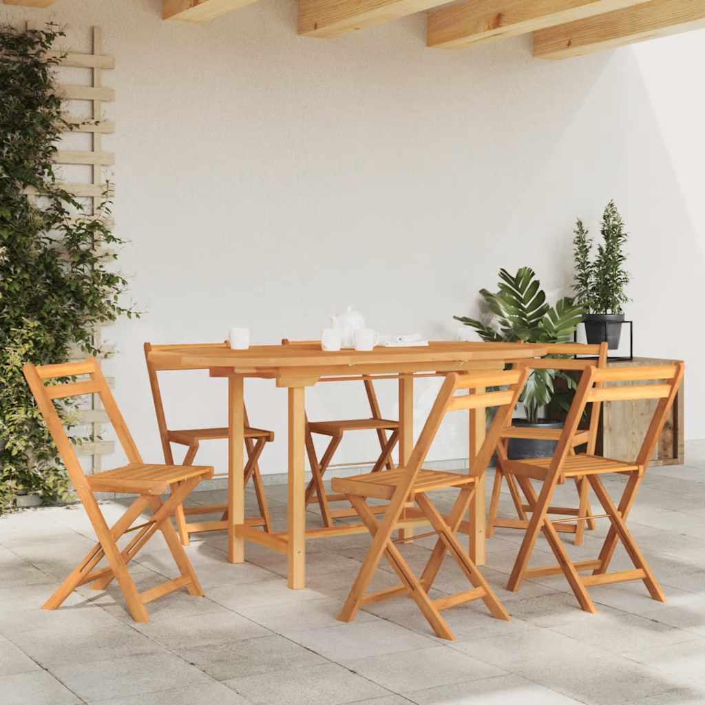 Jatkettava puutarhapöytä Romen 110-160x80x75cm (tiikki)
