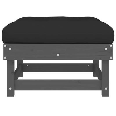 Harmaa ulkorahit tyynyillä Baubec (2 kpl mänty)