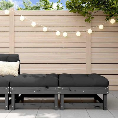 Harmaa ulkorahit tyynyillä Baubec (2 kpl mänty)