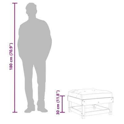 Ulkorahit tyynyillä Baubec (2 kpl douglaskuusi)
