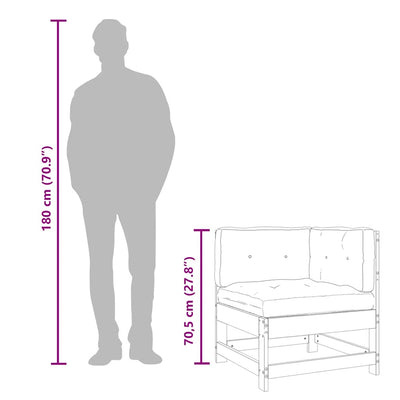 Kulmasohva tyynyillä Egbert (douglaskuusi)