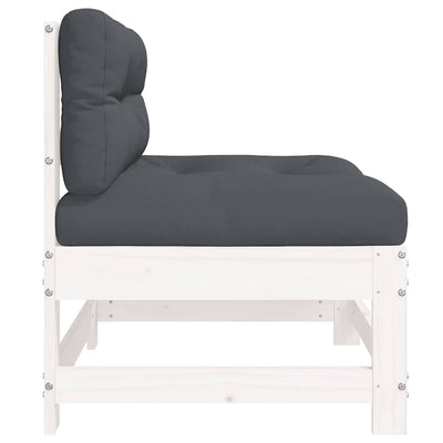 Valkoinen keskisohva tyynyillä Egbert (mänty)