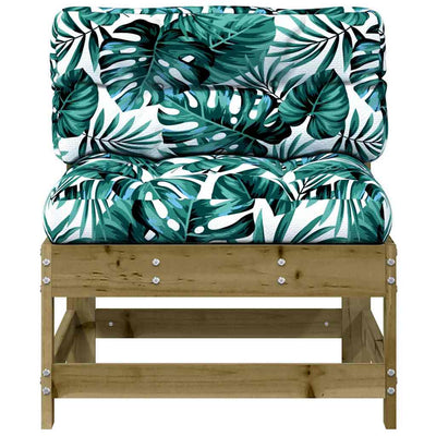 Keskisohva tyynyillä kyllästetty mänty Egbert