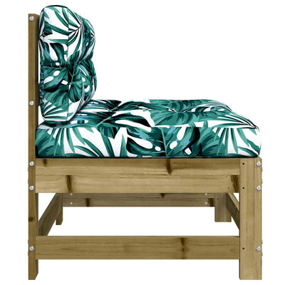 Keskisohva tyynyillä kyllästetty mänty Egbert