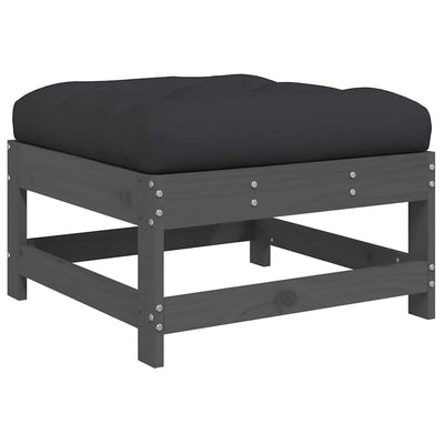 Harmaa ulkorahi tyynyllä Egbert (mänty)