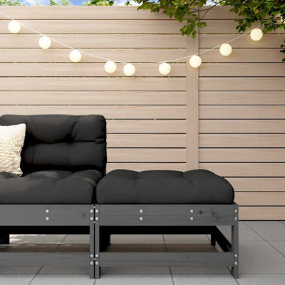 Harmaa ulkorahi tyynyllä Egbert (mänty)