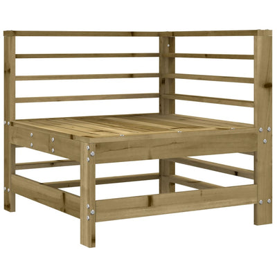 Kulmasohva tyynyillä kyllästetty mänty Iosefinii