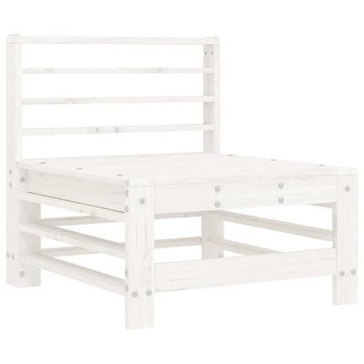 Valkoinen keskisohva tyynyillä Iosefinii (mänty)