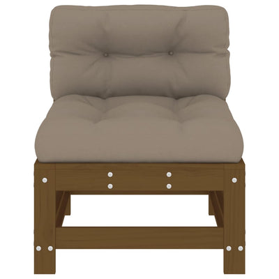 Hunajanruskea keskisohvat tyynyillä Iosefinii (2 kpl mänty)