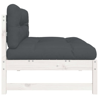 Valkoinen keskisohva Aaliyah 120x80cm (mänty)