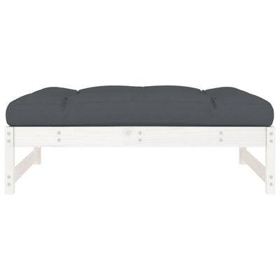 Valkoinen ulkorahi Aaliyah 120x80cm (mänty)