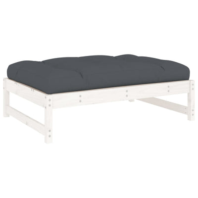 Valkoinen ulkorahi Aaliyah 120x80cm (mänty)