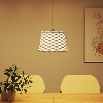 Kattovalaisimen varjostin valkoinen Ø40x26 cm paju