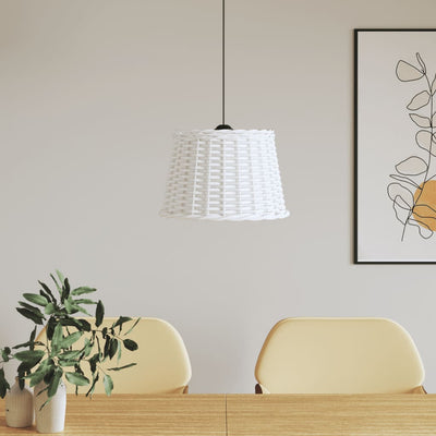 Kattovalaisimen varjostin valkoinen Ø40x26 cm paju