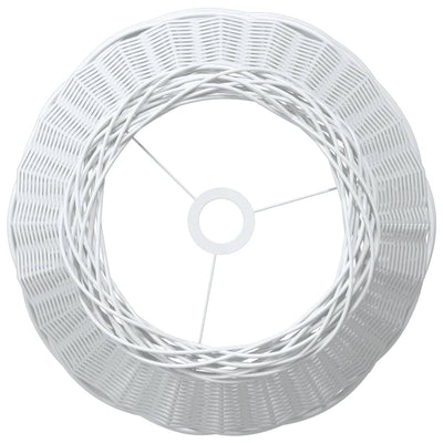 Valkoinen kattovalaisimen varjostin Gherga Ø50x30cm (paju)