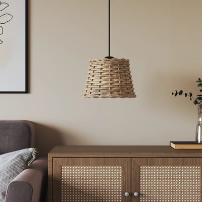 Ruskea kattovalaisimen varjostin Gherga Ø20x15cm (paju)