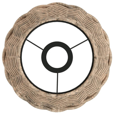 Ruskea kattovalaisimen varjostin Gherga Ø20x15cm (paju)