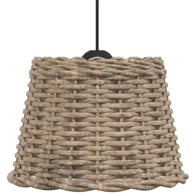 Kattovalaisimen varjostin ruskea Ø30x20 cm paju