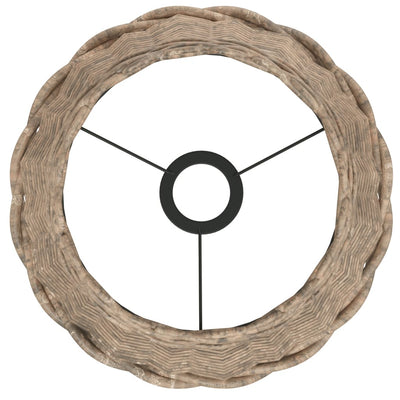 Ruskea kattovalaisimen varjostin Gherga Ø30x20cm (paju)