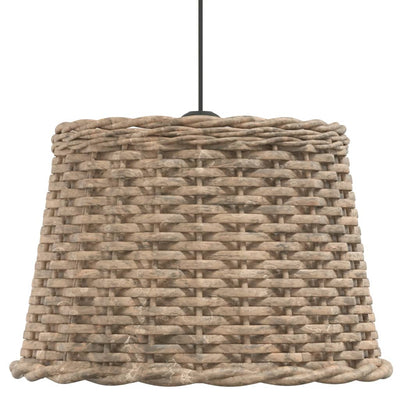 Kattovalaisimen varjostin ruskea Ø40x26 cm paju
