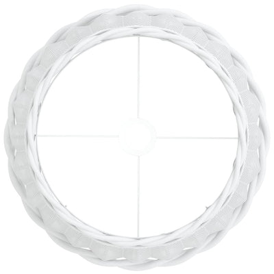 Valkoinen lampunvarjostin Angell Ø40x26cm (paju)