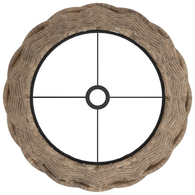 Ruskea lampunvarjostin Angell Ø20x15cm (paju)