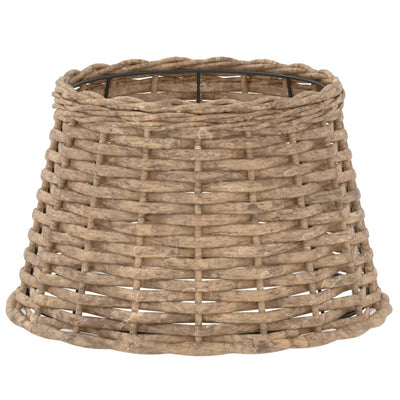 Lampunvarjostin ruskea Ø38x23 cm paju