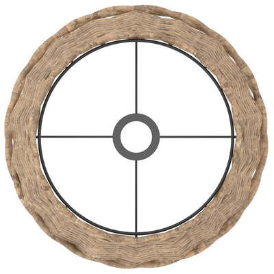 Ruskea lampunvarjostin Angell Ø38x23cm (paju)