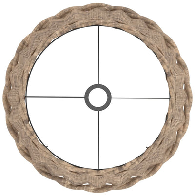 Ruskea lampunvarjostin Angell Ø40x26cm (paju)