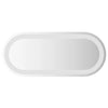 Kylpyhuoneen LED-peili 60x25 cm ovaali