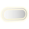 Kylpyhuoneen LED-peili 60x25 cm ovaali