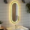 Kylpyhuoneen LED-peili 70x30 cm ovaali
