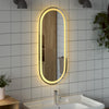Kylpyhuoneen LED-peili 90x40 cm ovaali