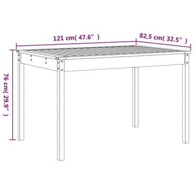 Ulkoruokailuryhmä Parteni (5-osainen, douglas kuusi)