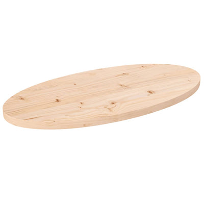 Pöytälevy 70x35x2,5 cm täysi mänty ovaali