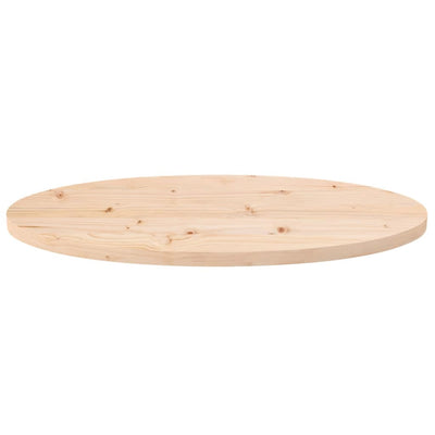 Pöytälevy 70x35x2,5 cm täysi mänty ovaali