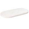 Valkoinen pöytälevy Avia 60x30x2,5cm (mänty ovaali)
