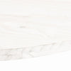Pöytälevy valkoinen 60x30x2,5 cm täysi mänty ovaali