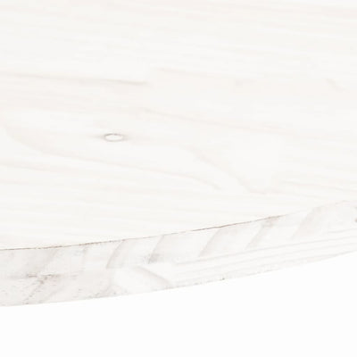 Pöytälevy valkoinen 90x45x2,5 cm täysi mänty ovaali