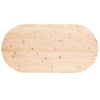 Pöytälevy 100x50x2,5 cm täysi mänty ovaali