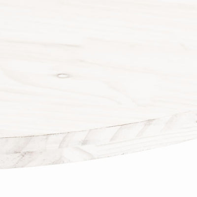 Pöytälevy valkoinen 100x50x2,5 cm täysi mänty ovaali