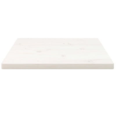 Pöytälevy valkoinen 50x50x2,5 cm täysi mänty neliö