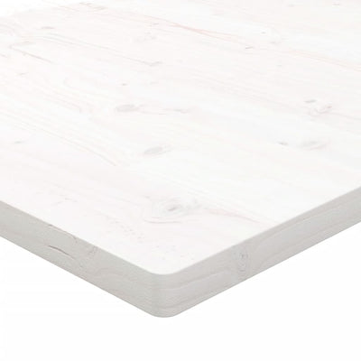 Pöytälevy valkoinen 50x50x2,5 cm täysi mänty neliö