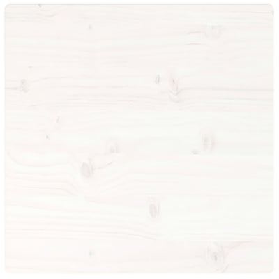 Pöytälevy valkoinen 60x60x2,5 cm täysi mänty neliö