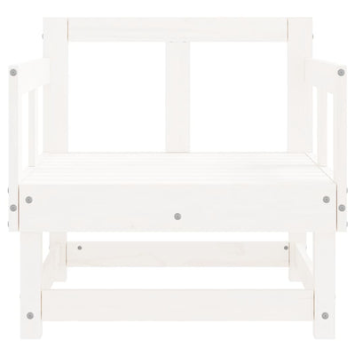 Valkoinen puutarhatuolit Nejmedin (2 kpl mänty)