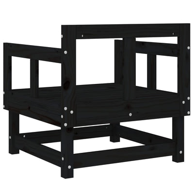 Musta puutarhatuolit Nejmedin (2 kpl mänty)