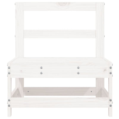 Valkoinen puutarhan keskisohva Zahari (mänty)